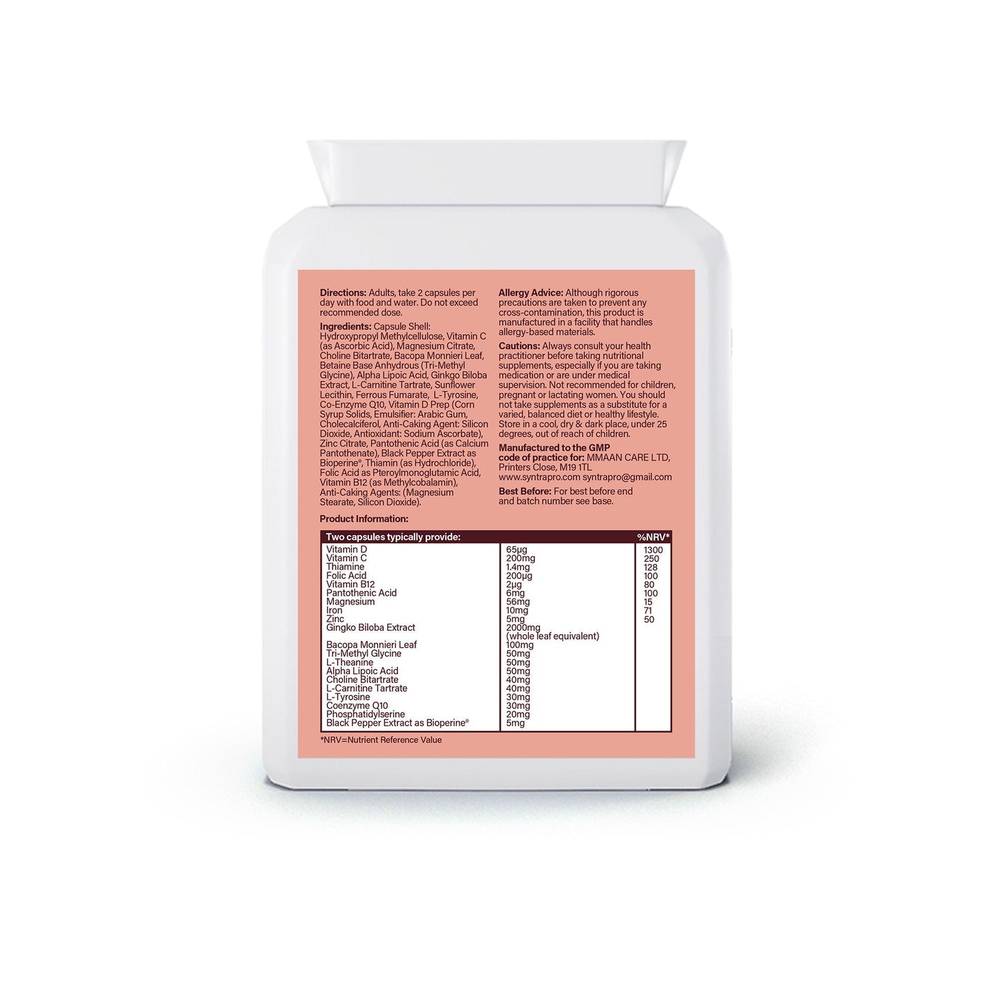 Syntra Femme Beauty™ – Radiance & Collagen Support Formula